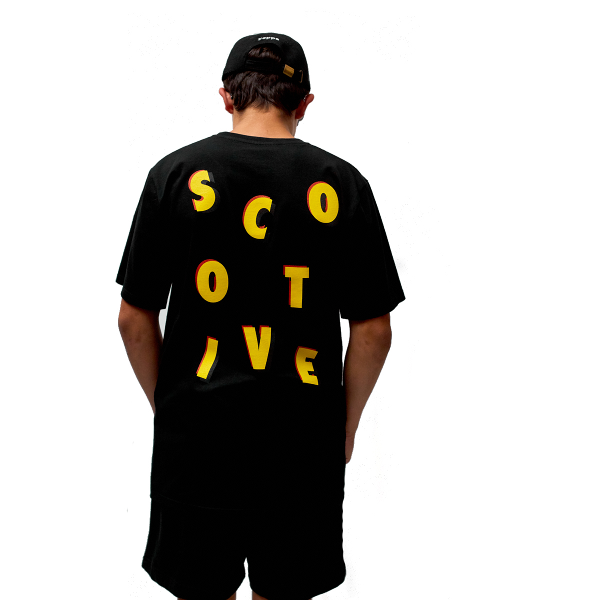 Koszulka Scootive Throw Black (miniatura)